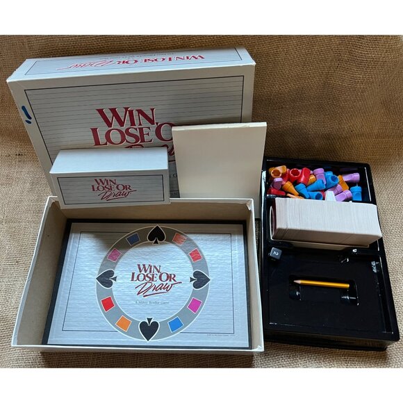 Vintage Walt Disney Company Win Lose or Draw Board Game Retro Picture Game - Picture 3 of 5